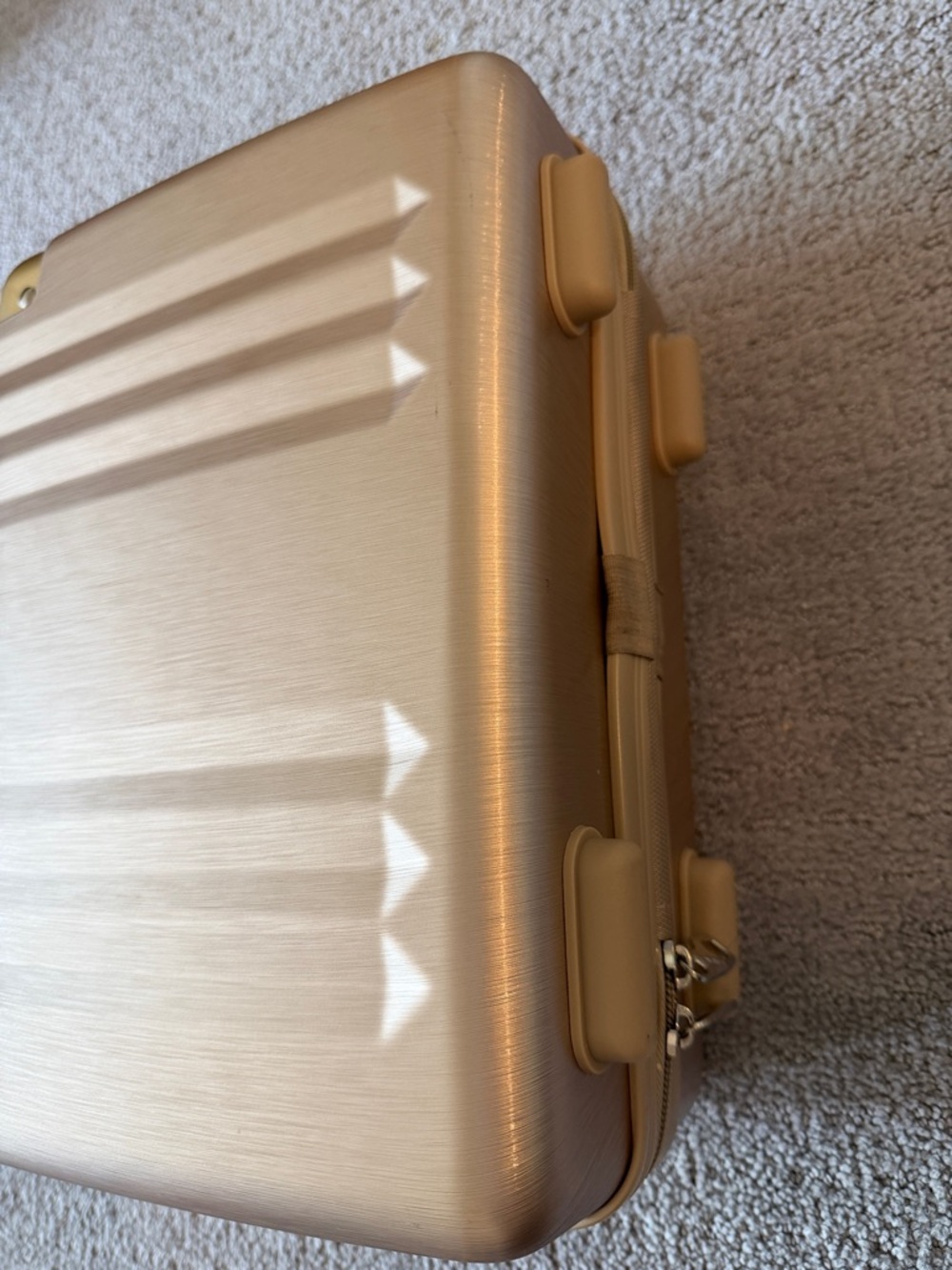 CALPAK hard side cosmetic vanity case Gold - Picture 6 of 9